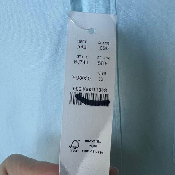 J. Crew Men's Blue Button Down Shirt Slim Untucked NWT - Picture 4 of 6